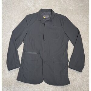 Eddie Bauer Jacket Mens T44 Gray Travex Travel Blazer Softshell Tech Barn Chore